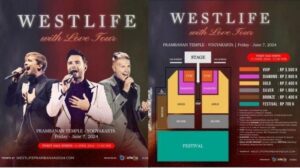 Westlife candi prambanan 2024